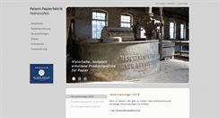 Desktop Screenshot of patent-papierfabrik.de