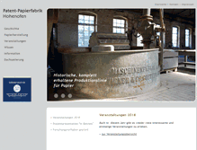 Tablet Screenshot of patent-papierfabrik.de